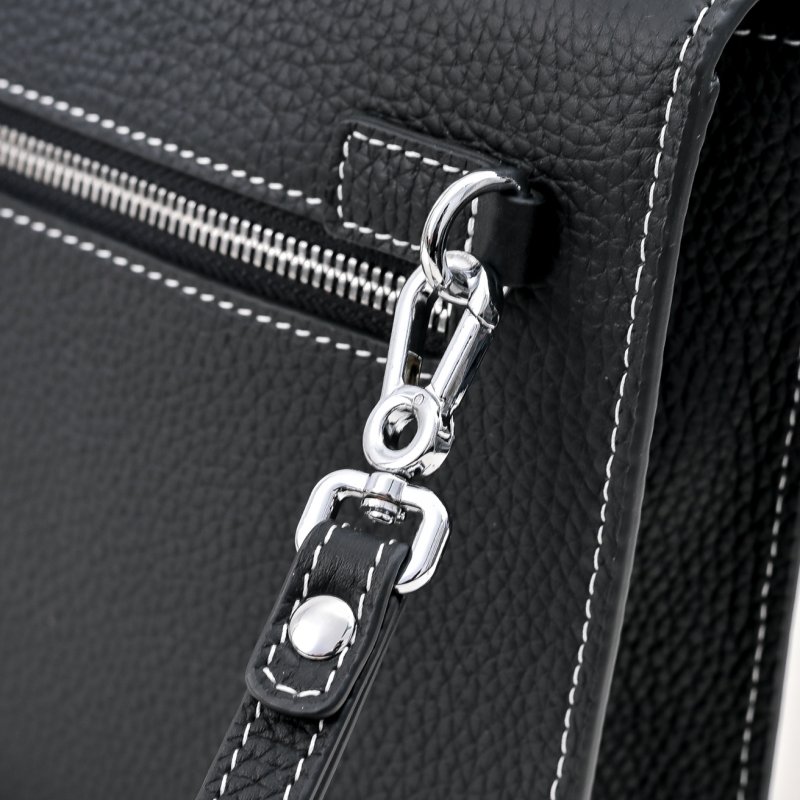 Сумка клатч кожаная мужская 25 см фото 6