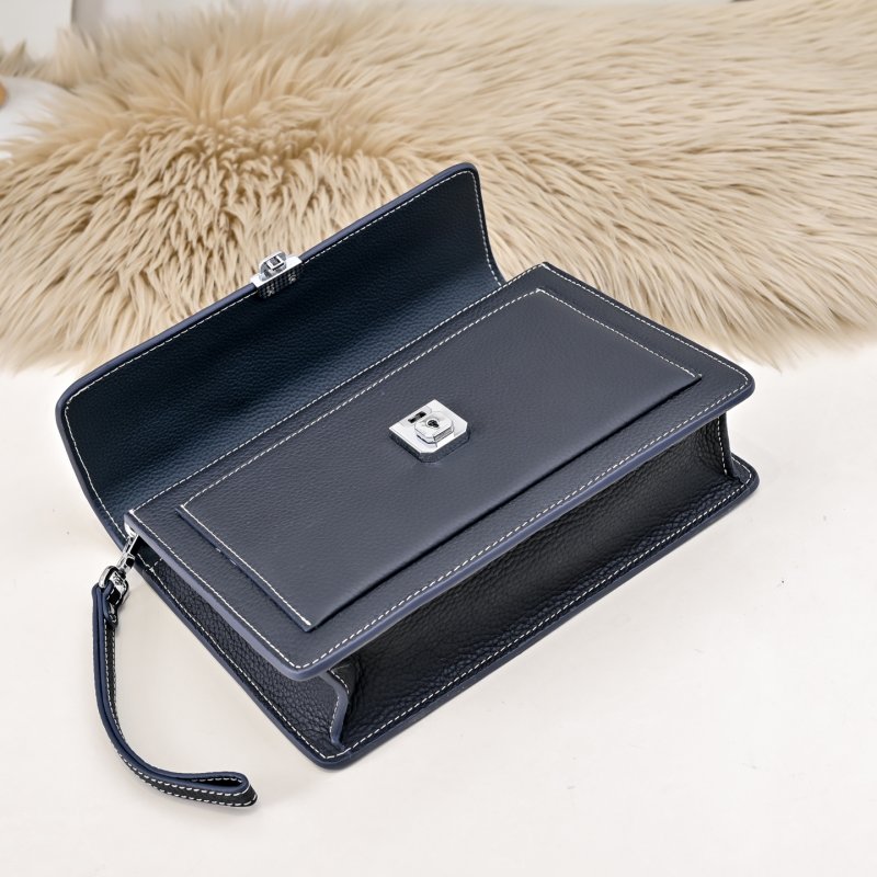 Сумка клатч кожаная мужская 25 см фото 7