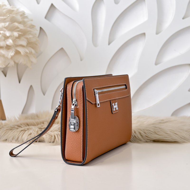 Сумка клатч кожаная мужская 27 см фото 2