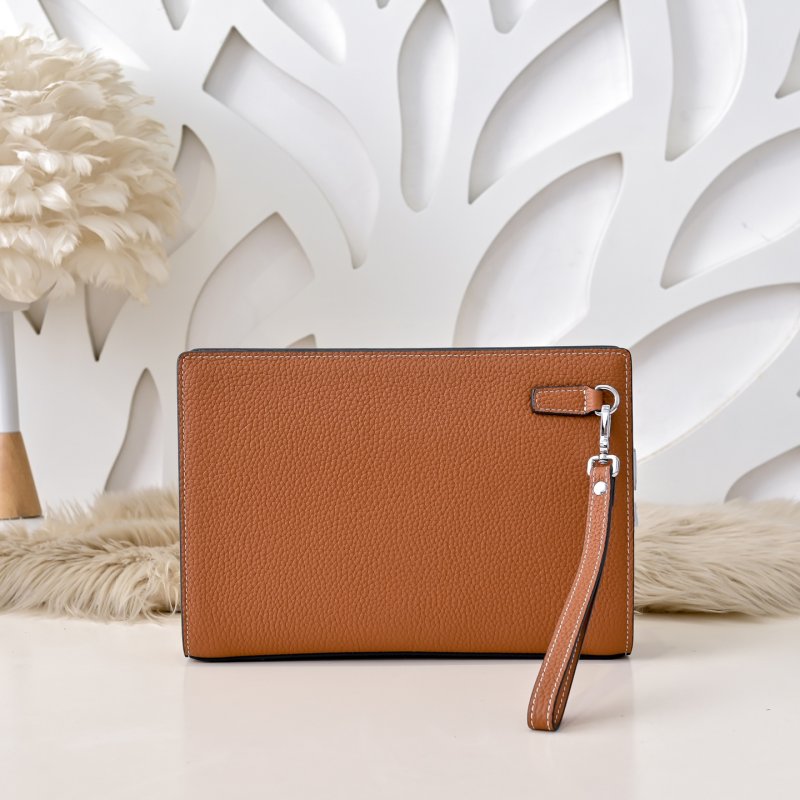 Сумка клатч кожаная мужская 27 см фото 3