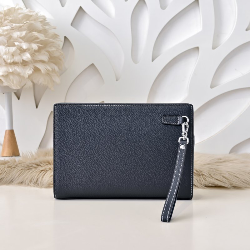 Сумка клатч кожаная мужская 27 см фото 3