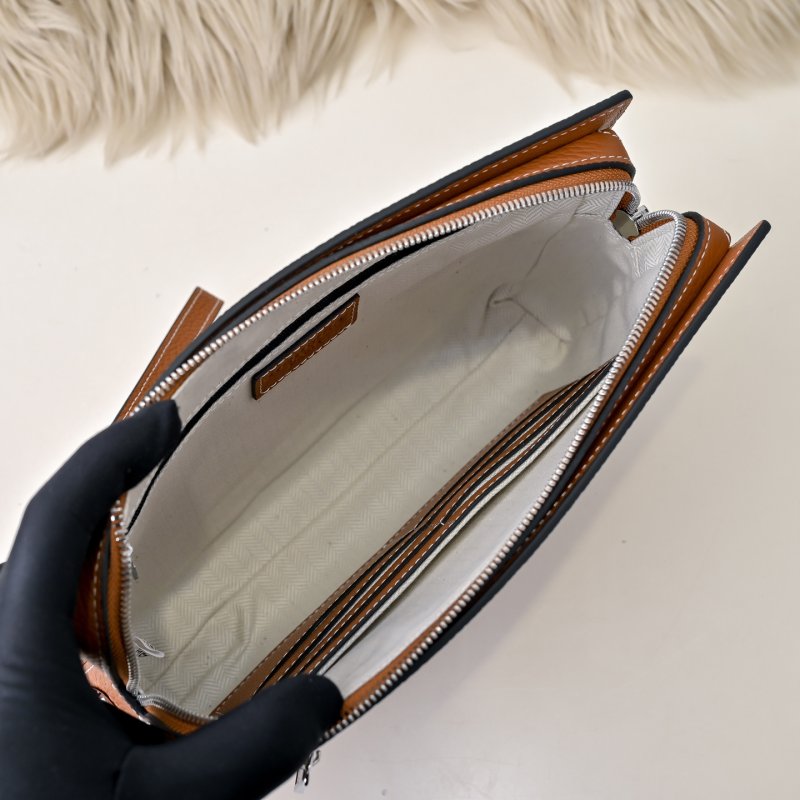 Сумка клатч кожаная мужская 27 см фото 9