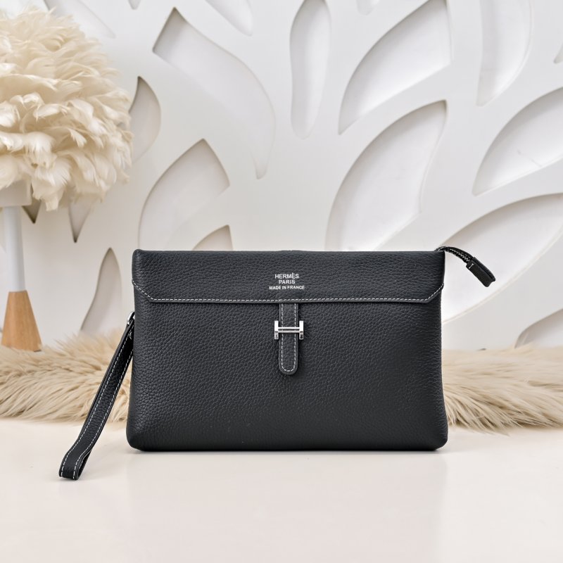 Сумка клатч кожаная мужская 28 см