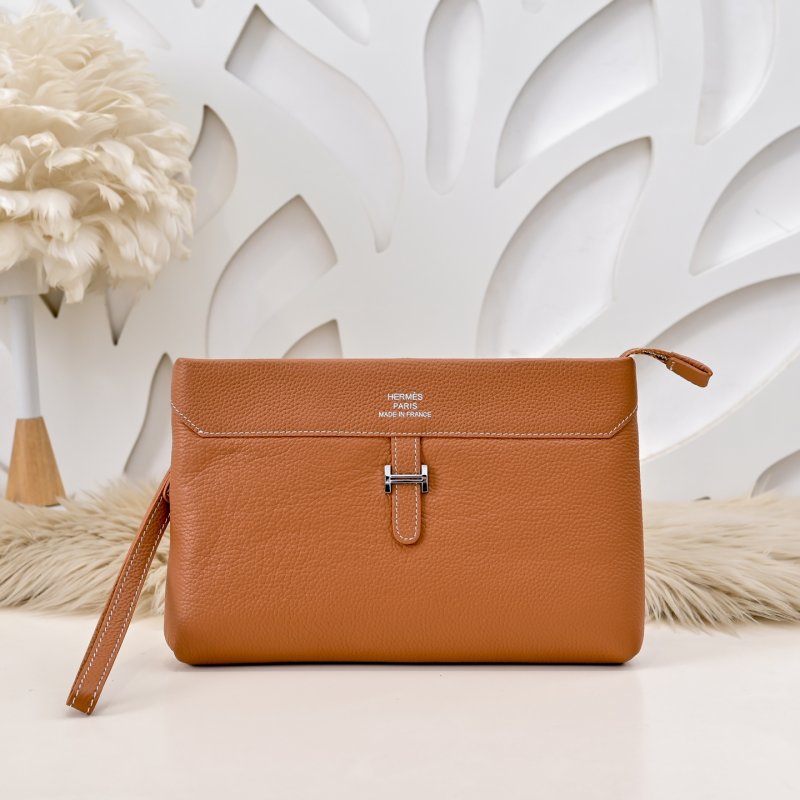 Сумка клатч кожаная мужская 28 см