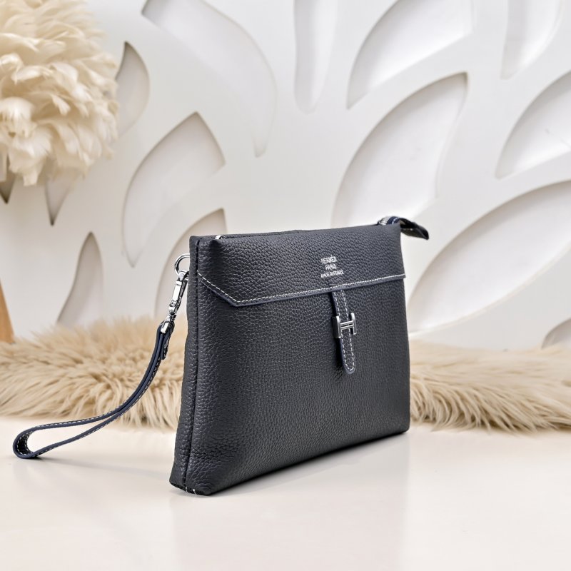 Сумка клатч кожаная мужская 28 см фото 2