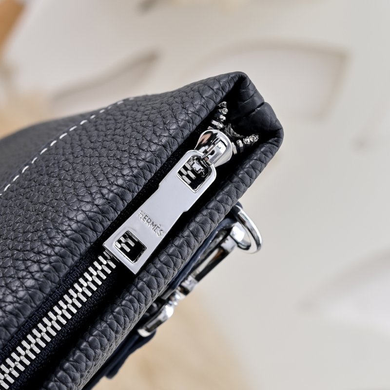 Сумка клатч кожаная мужская 28 см фото 6