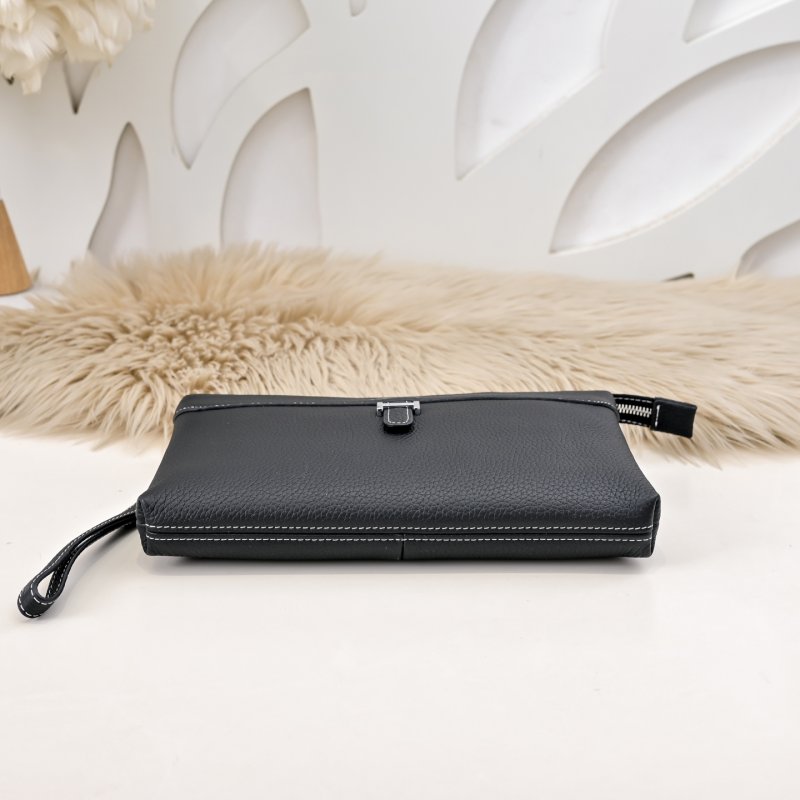 Сумка клатч кожаная мужская 28 см фото 7