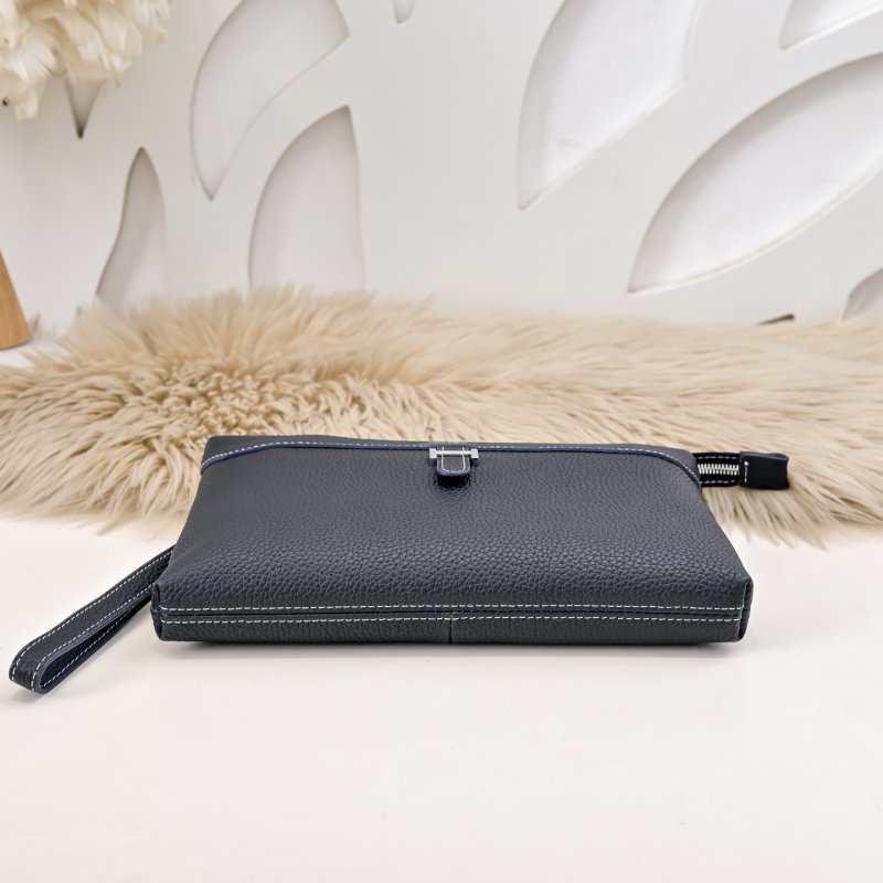 Сумка клатч кожаная мужская 28 см фото 7