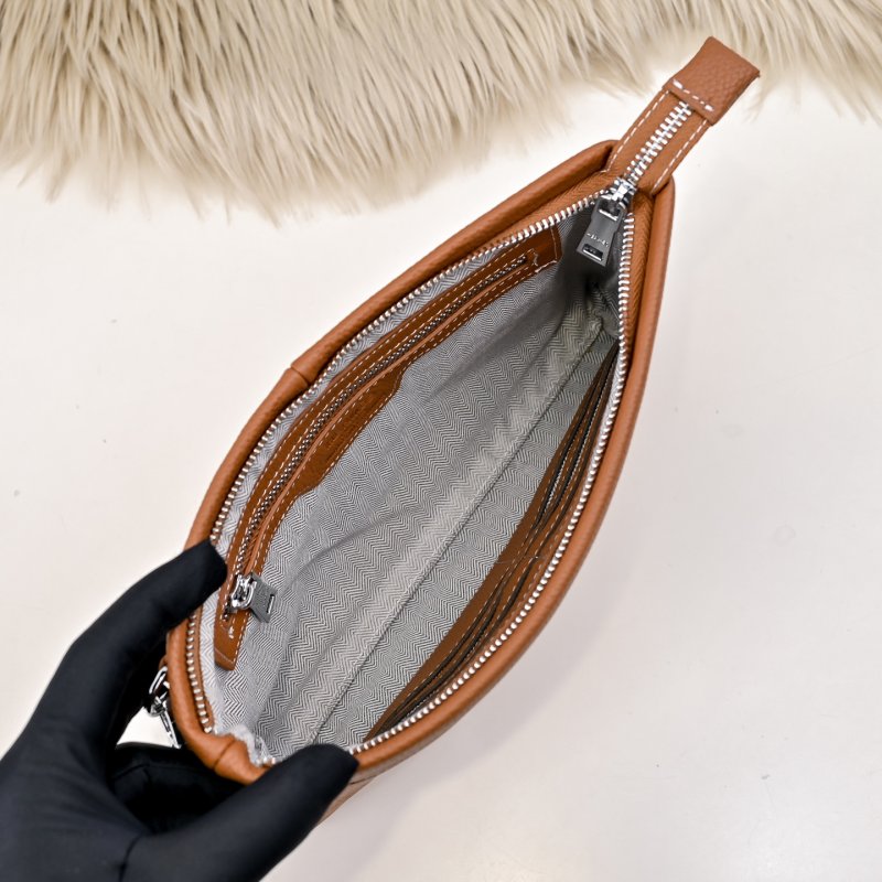 Сумка клатч кожаная мужская 28 см фото 9