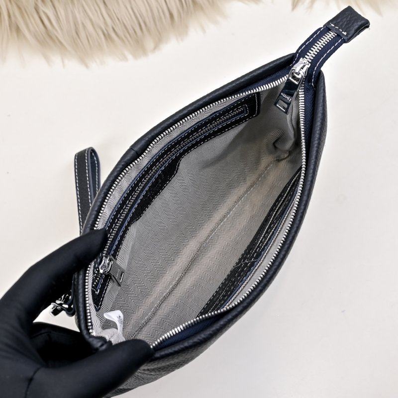 Сумка клатч кожаная мужская 28 см фото 9