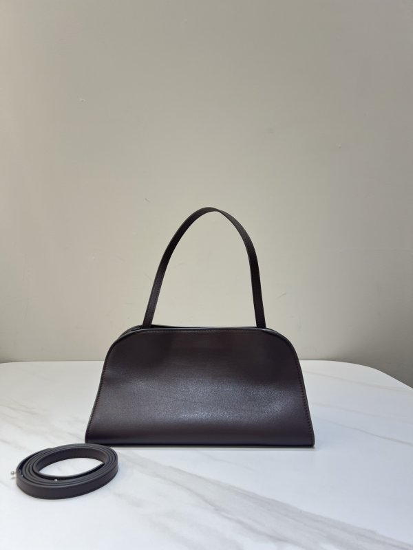 Сумка клатч Peggy женская кожаная 28 см в кофейном цвете