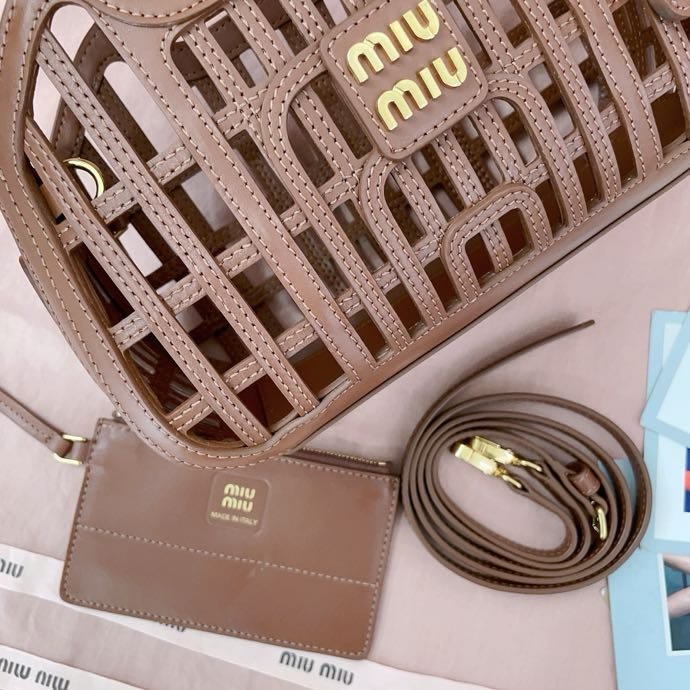 Сумка корзина кожаная 24 см фото 7