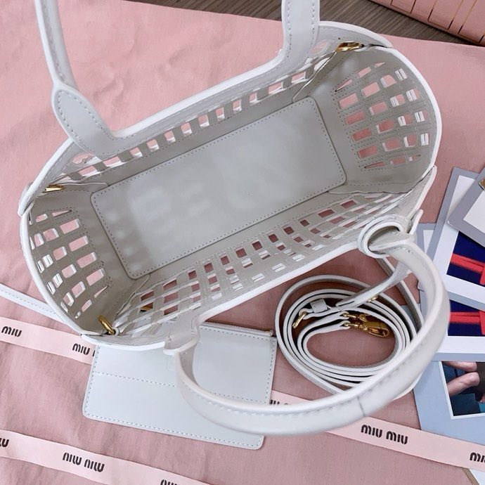 Сумка корзина кожаная 24 см фото 9