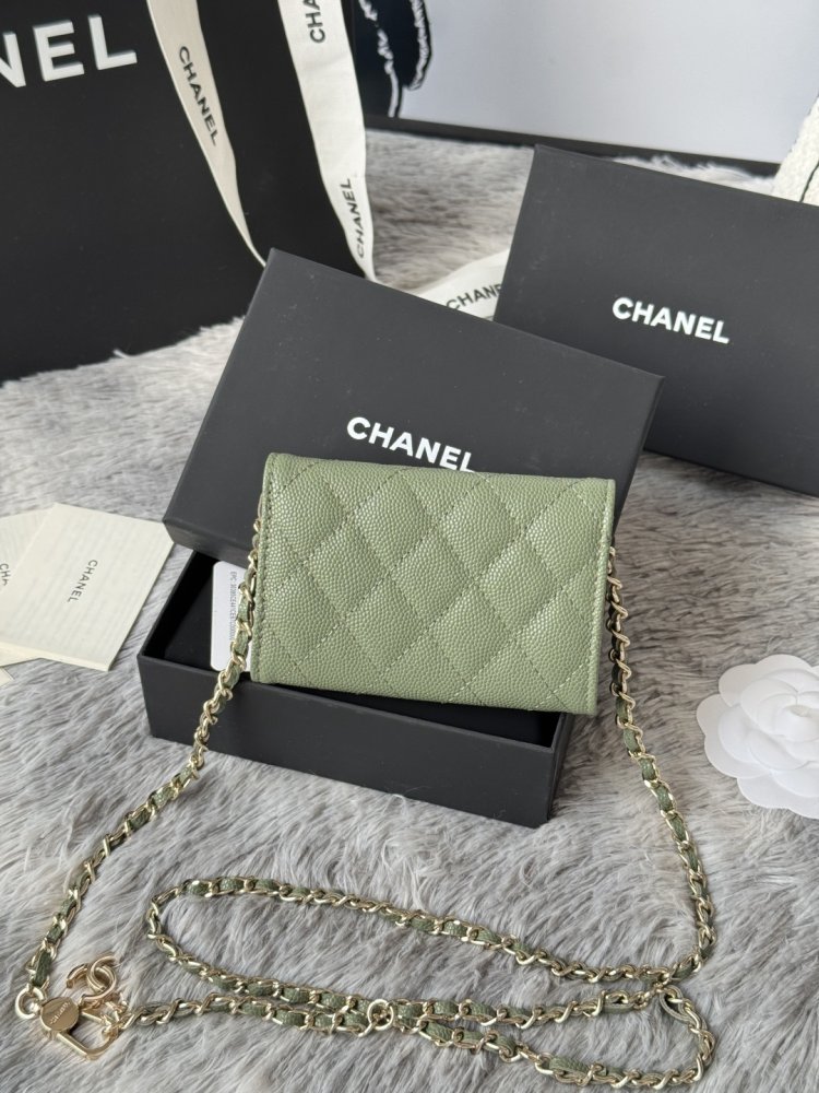 Сумка кошелек на цепочке фото 3