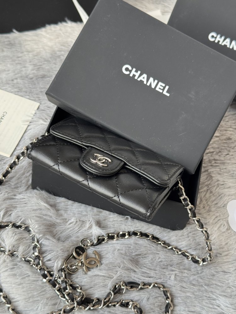 Сумка кошелек на цепочке фото 4