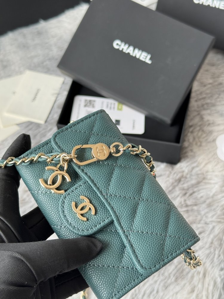 Сумка кошелек на цепочке фото 5