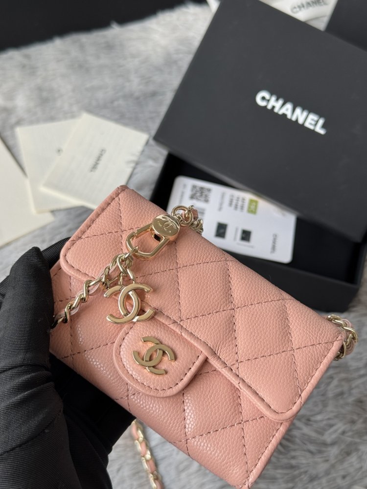 Сумка кошелек на цепочке фото 5