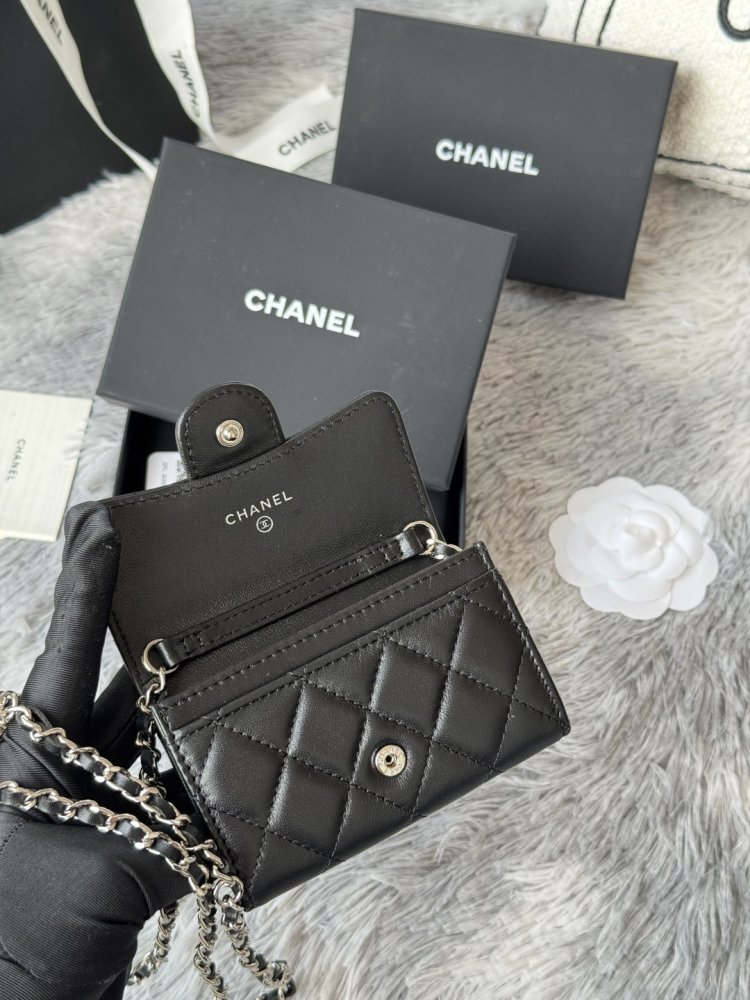 Сумка кошелек на цепочке фото 6