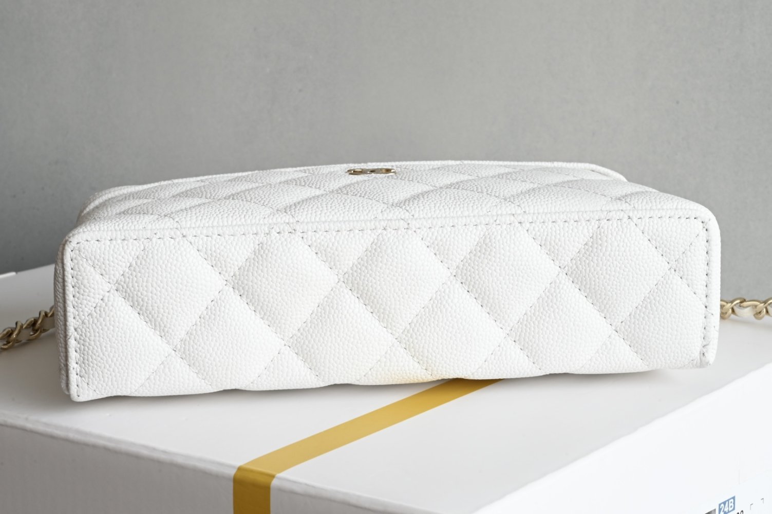 Сумка косметичка шкіряна Chanel 25C 19 см фото 3