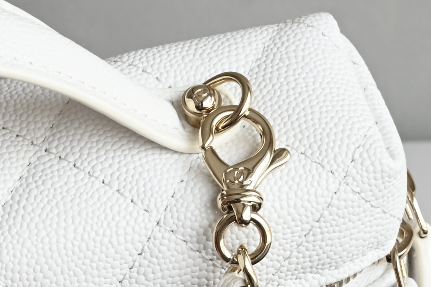 Сумка косметичка шкіряна Chanel 25C 19 см фото 7