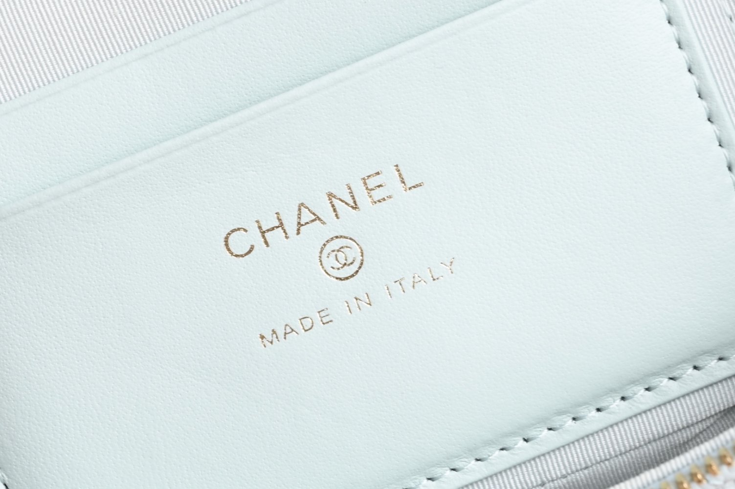 Сумка косметичка кожаная Chanel 25C 19 см фото 8