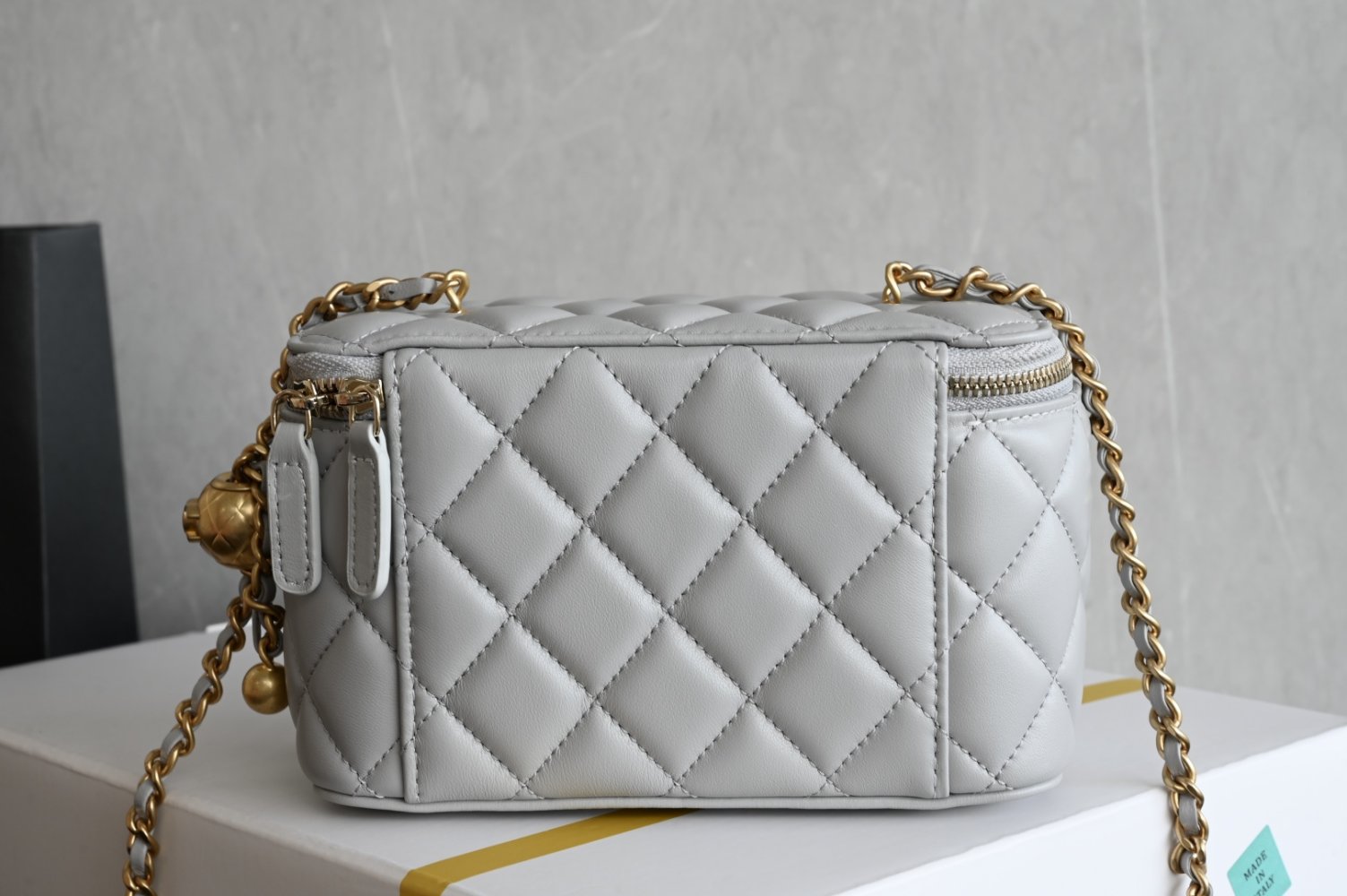 Сумка косметичка кожаная Chanel 25K 19 см фото 2