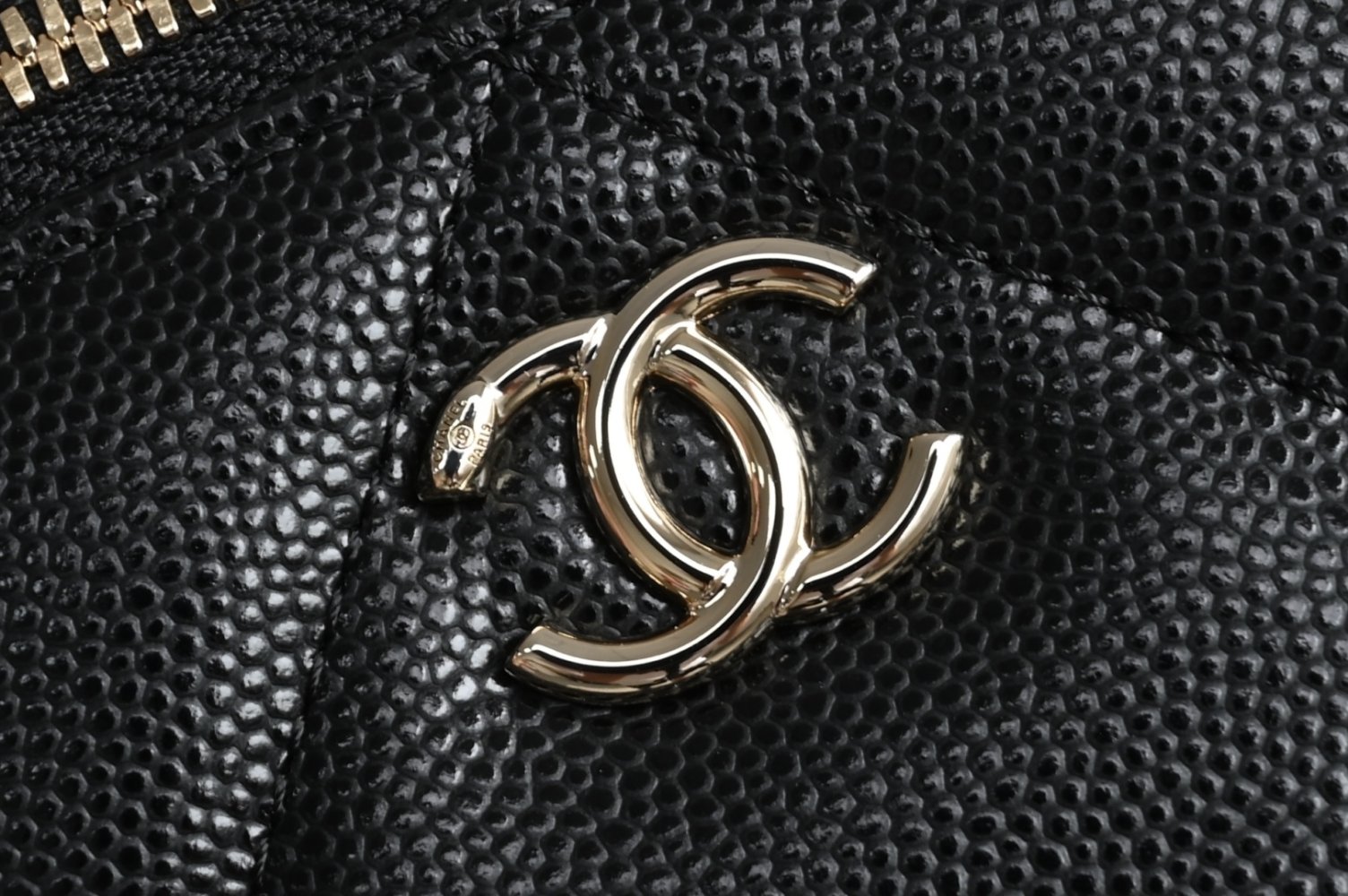 Сумка косметичка кожаная Chanel 25K 19 см фото 6