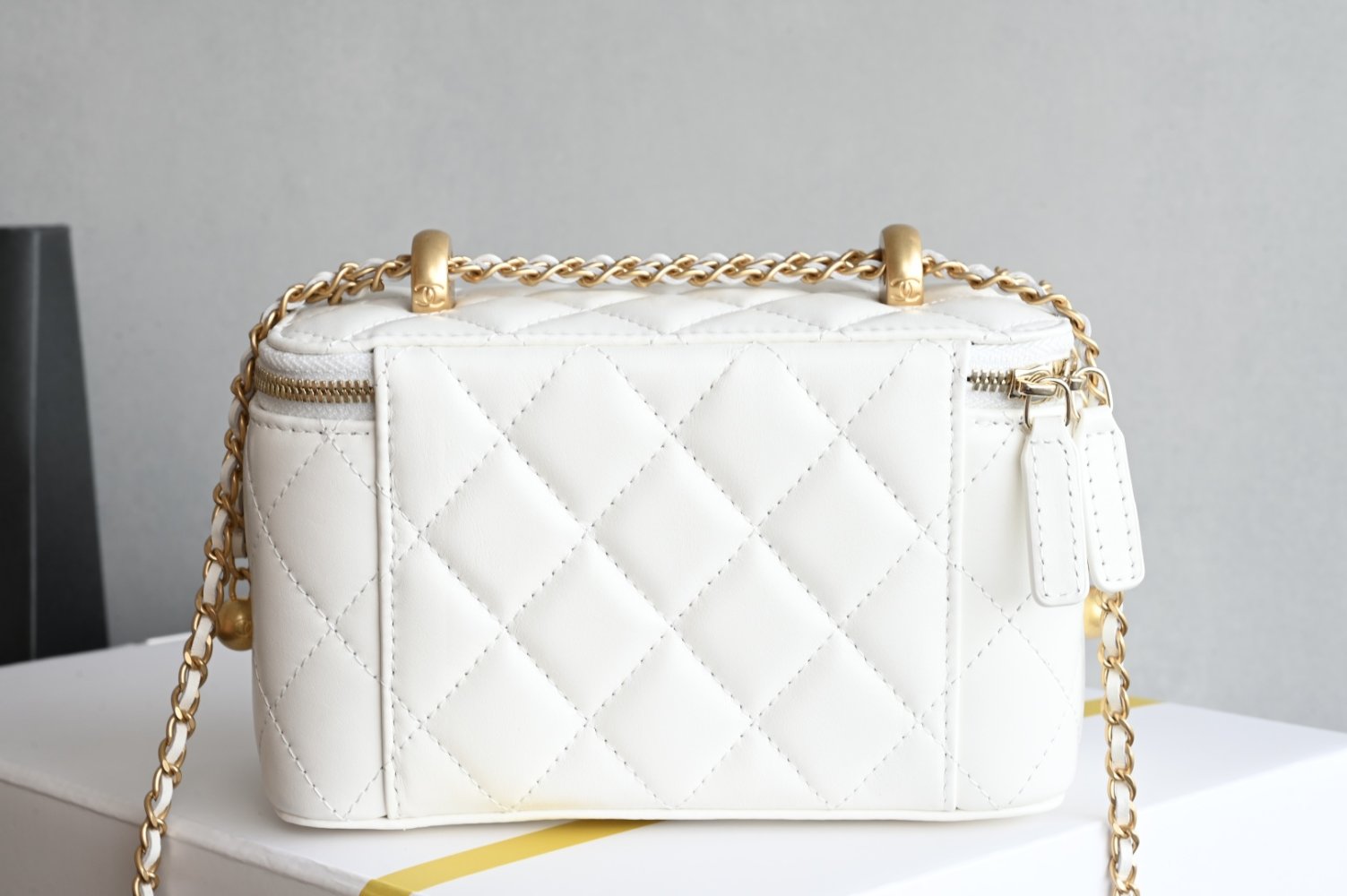 Сумка косметичка шкіряна Chanel 25S 17 см фото 2