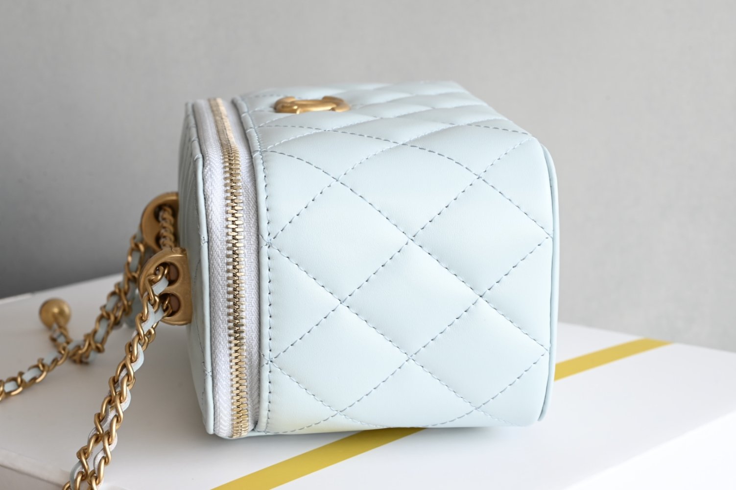 Сумка косметичка шкіряна Chanel 25S 17 см фото 4