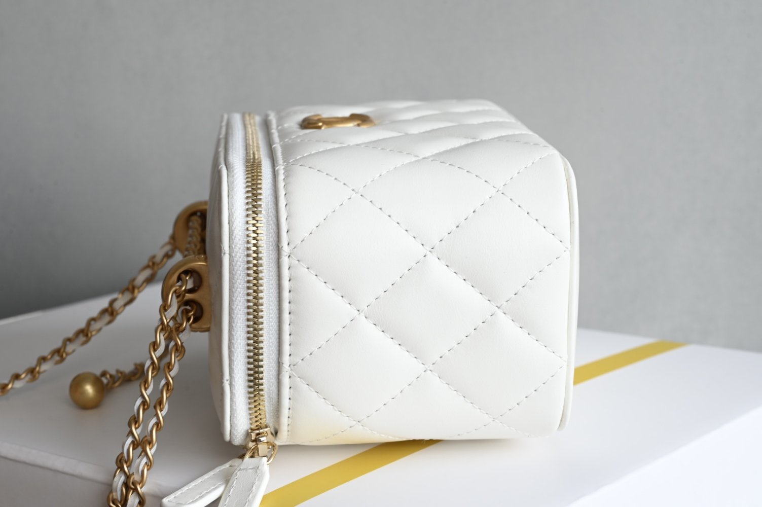 Сумка косметичка шкіряна Chanel 25S 17 см фото 4