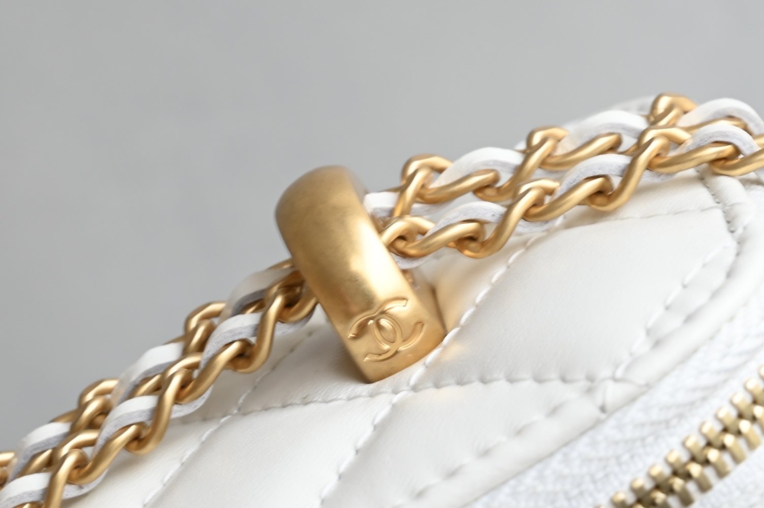 Сумка косметичка шкіряна Chanel 25S 17 см фото 7