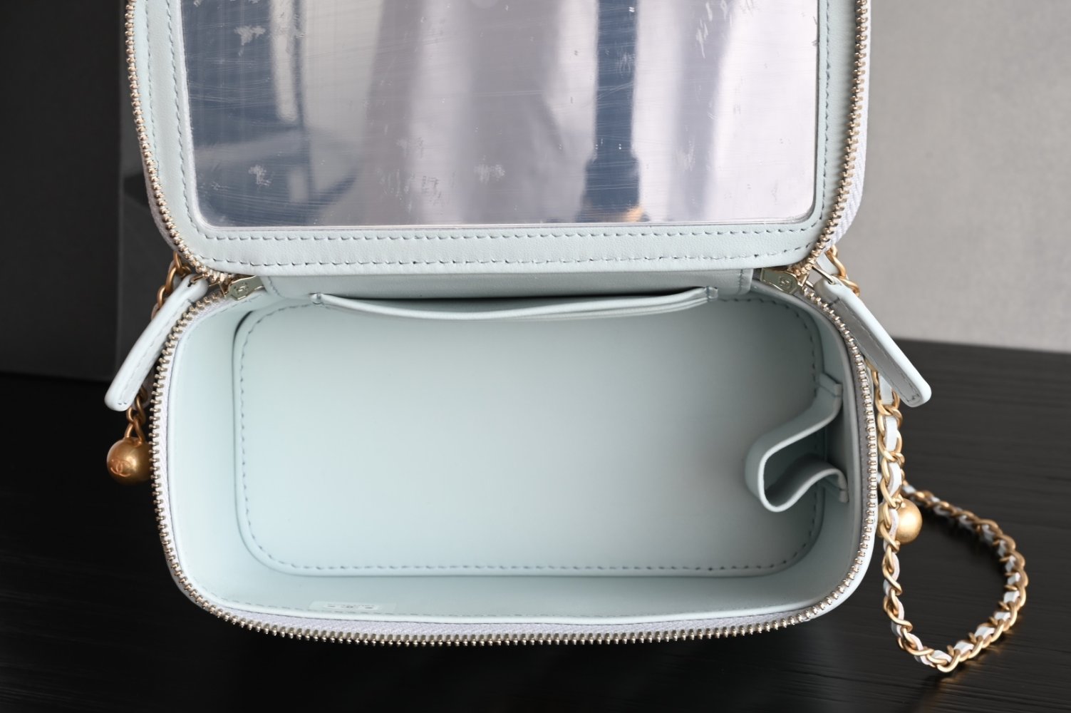 Сумка косметичка шкіряна Chanel 25S 17 см фото 8