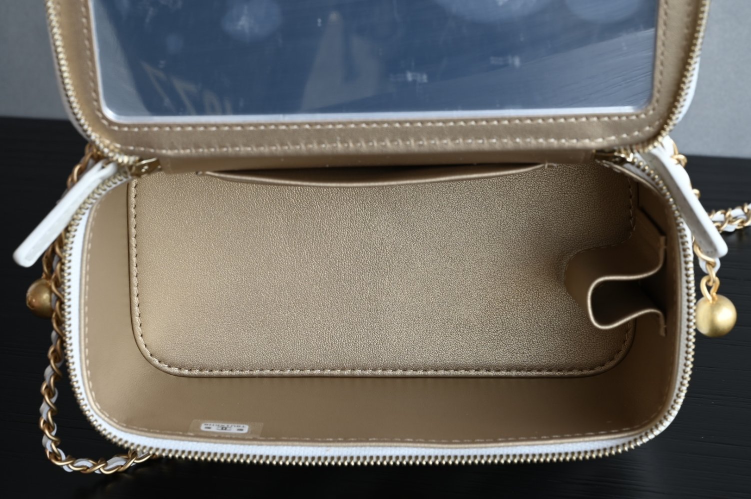 Сумка косметичка шкіряна Chanel 25S 17 см фото 8