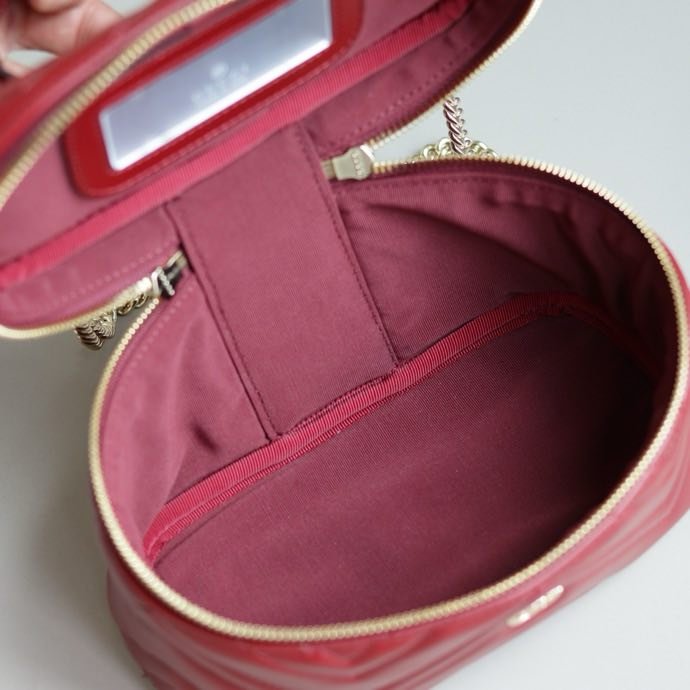 Сумка косметичка кожаная женская 19 см фото 6