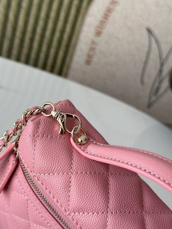 Сумка косметичка в стиле Coco Crush кожаная 17 см фото 3