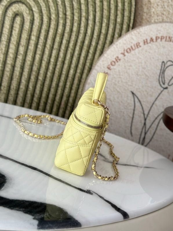 Сумка косметичка в стиле Coco Crush кожаная 17 см фото 3