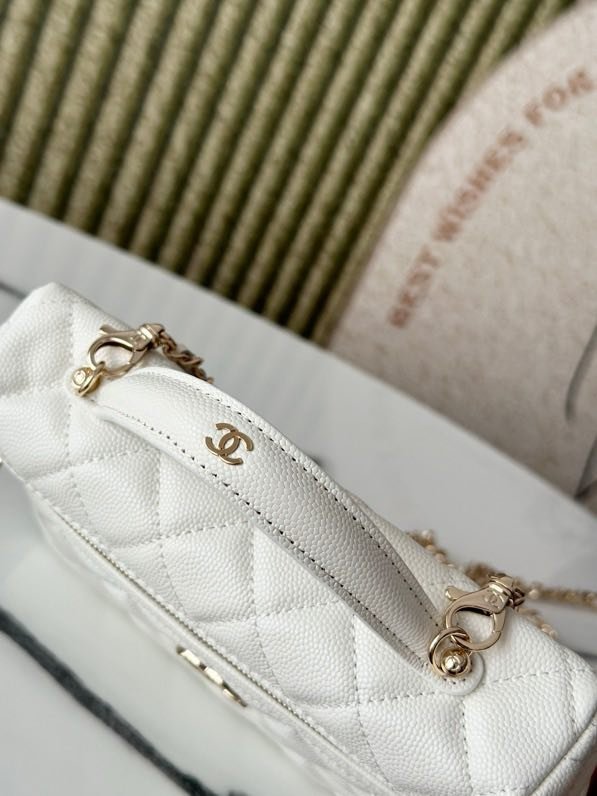 Сумка косметичка в стиле Coco Crush кожаная 17 см фото 5