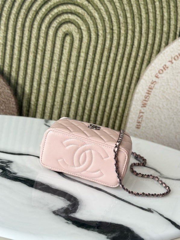 Сумка косметичка в стиле Coco Crush кожаная 17 см фото 6