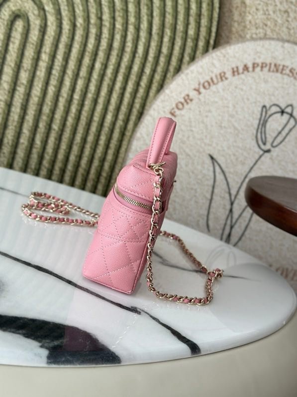 Сумка косметичка в стиле Coco Crush кожаная 17 см фото 6