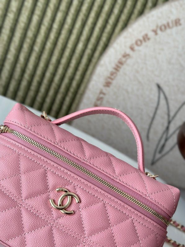 Сумка косметичка в стиле Coco Crush кожаная 17 см фото 7