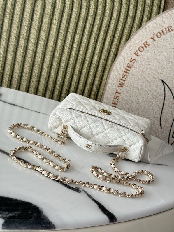 Сумка косметичка в стиле Coco Crush кожаная 17 см фото 8