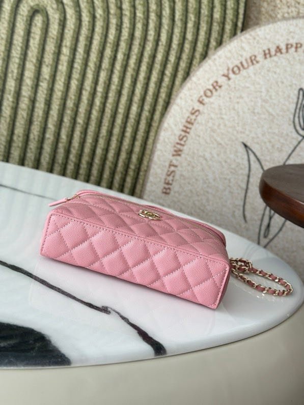 Сумка косметичка в стиле Coco Crush кожаная 17 см фото 8