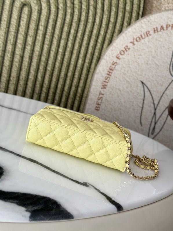 Сумка косметичка в стиле Coco Crush кожаная 17 см фото 8