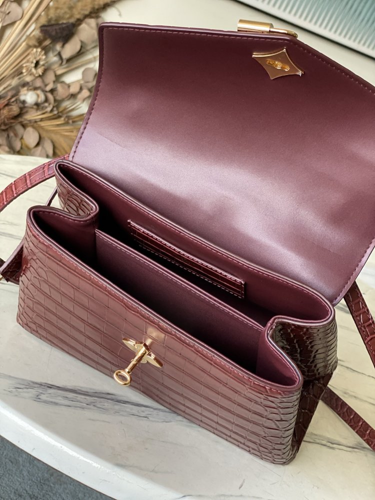 Сумка кожана Rose des Vents 27 см фото 9