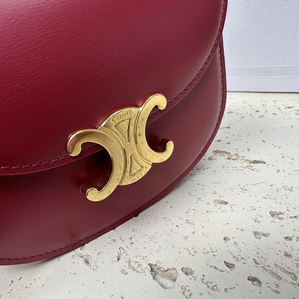 A bag leather BESACE TRIOMPHE 15 cm фото 5