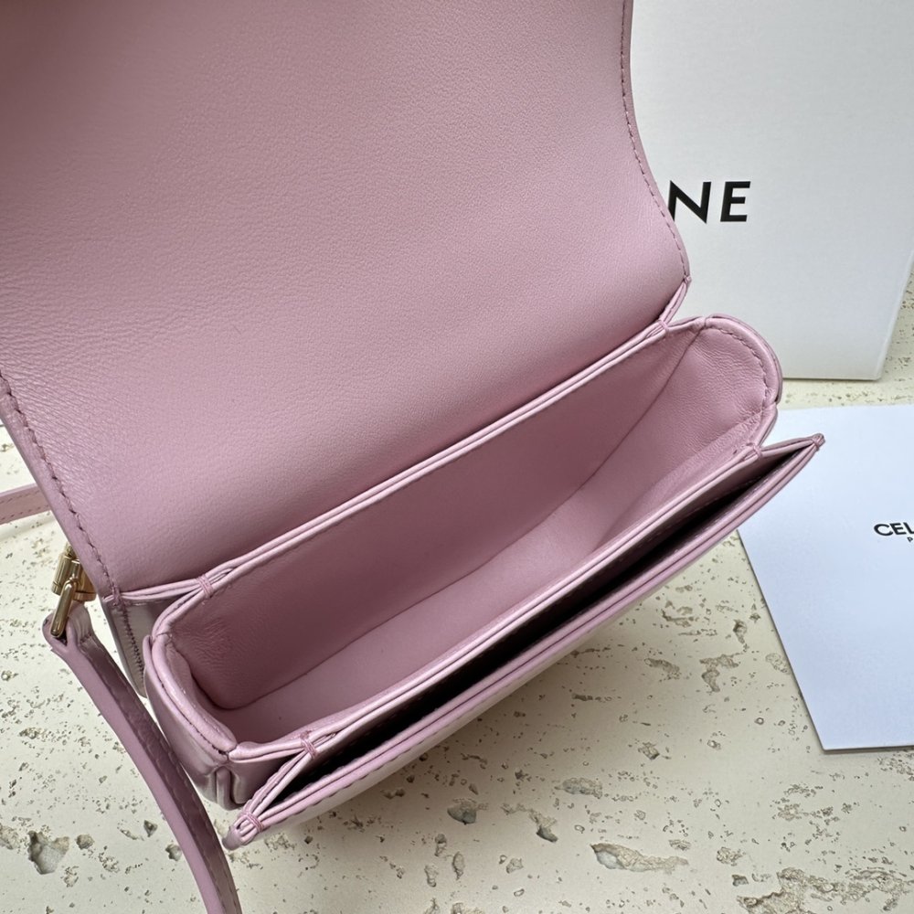 A bag leather BESACE TRIOMPHE 15 cm фото 8