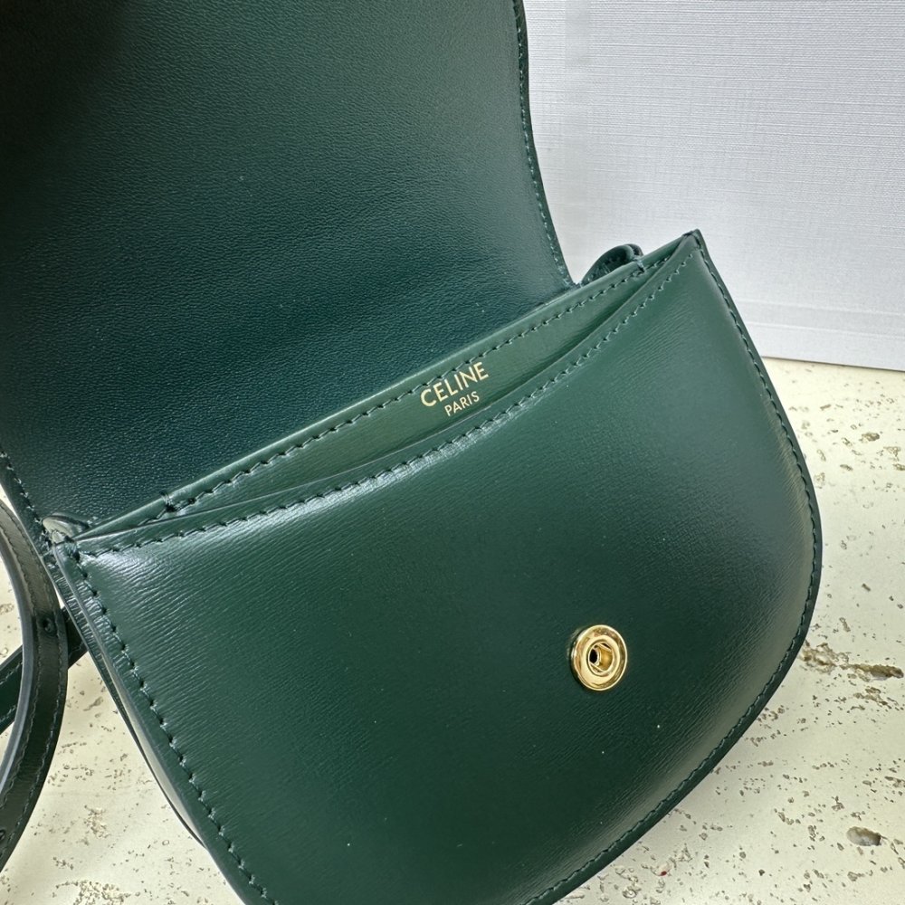 A bag leather BESACE TRIOMPHE 15 cm фото 8