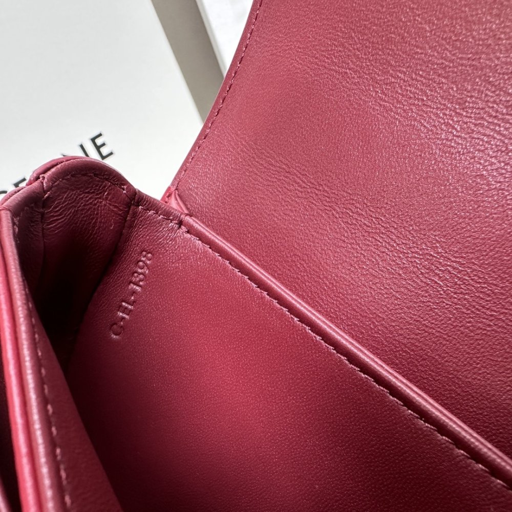 A bag leather BESACE TRIOMPHE 15 cm фото 9