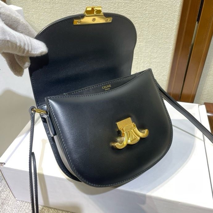 A bag leather BESACE TRIOMPHE 19 cm фото 8