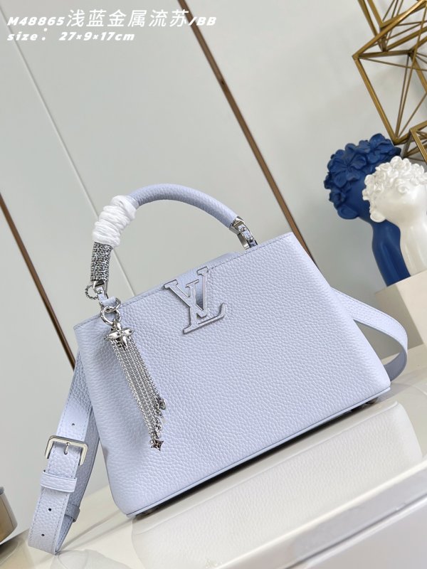 Сумка кожаная Capucines East-West BB 27 см